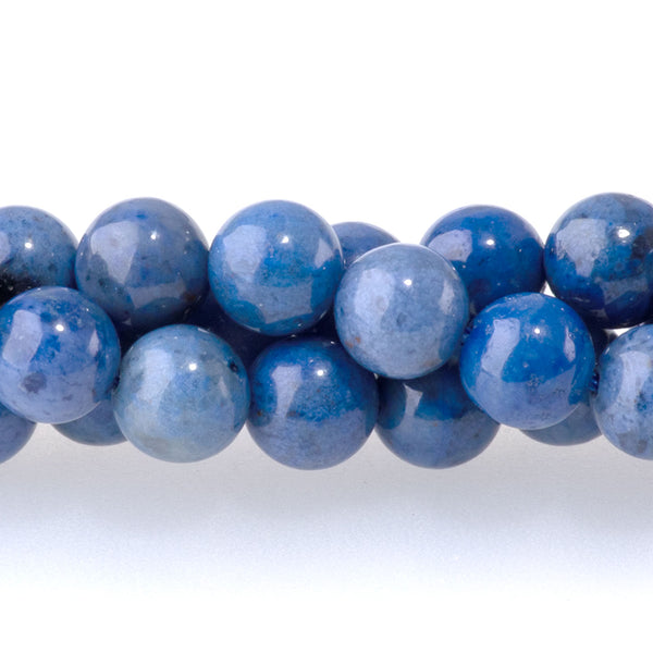 Dumortierite 6mm Round AAA Grade - 15-16 Inch