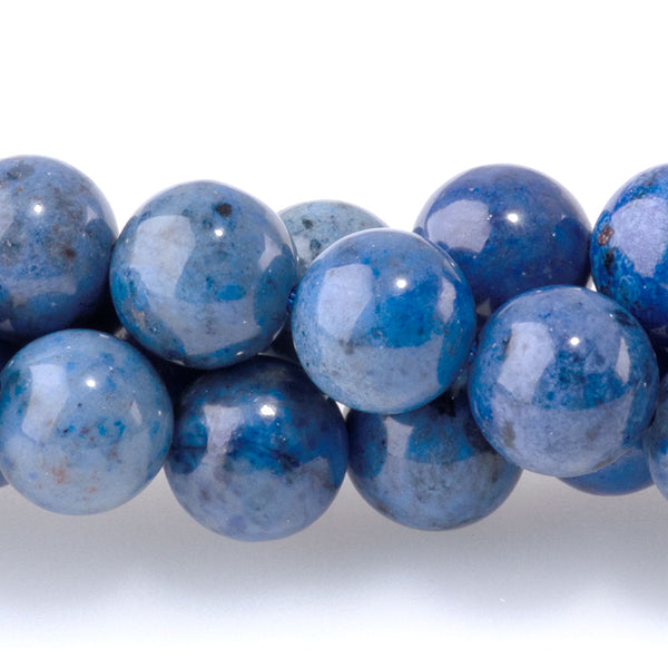 Dumortierite 8mm Round AAA Grade - 15-16 Inch