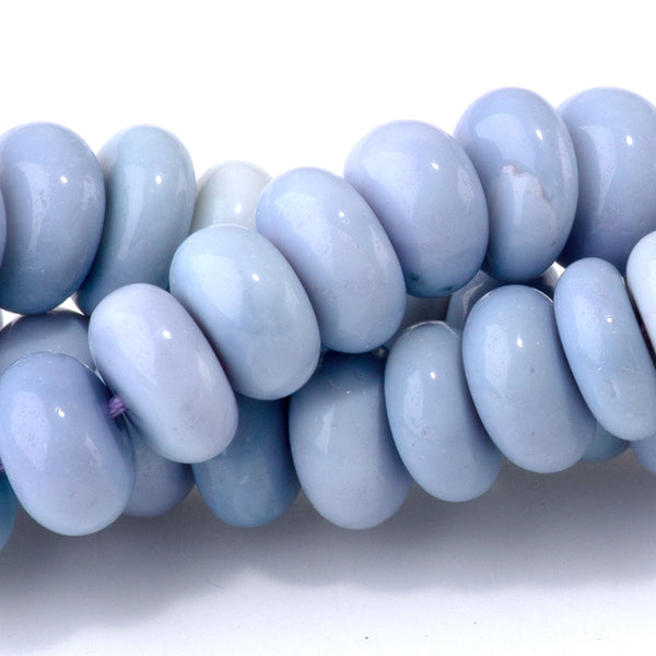 Opal (Dyed) 8-9mm Blue & Purple Irregular Rondelle - 15-16 Inch