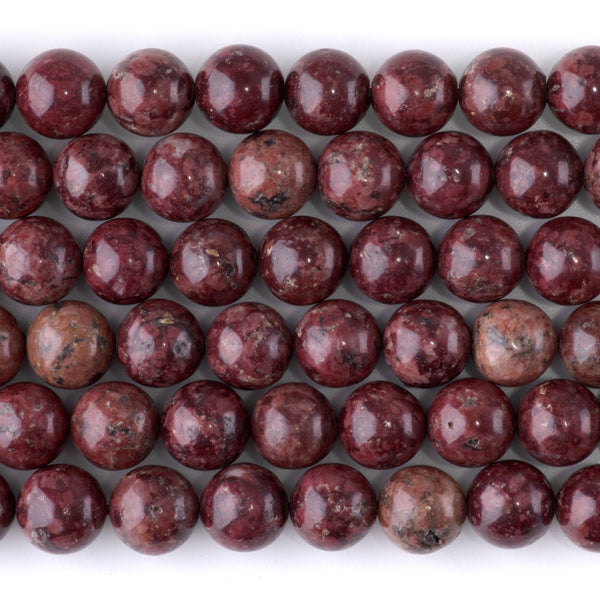 Eudialyte 10mm Round - 15-16 Inch