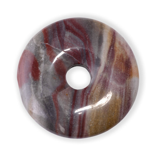 Fantasy Jasper 40mm Donut Pendant