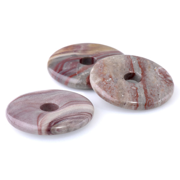 Fantasy Jasper 40mm Donut Pendant