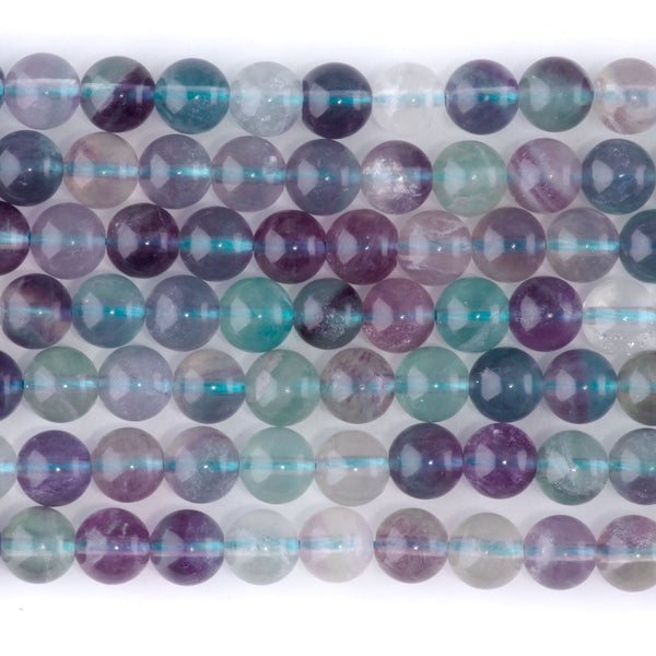 Fluorite 6mm Round A Grade - 15-16 Inch