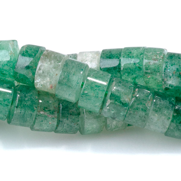 Green Aventurine 3x6mm Heishi - 15-16 Inch