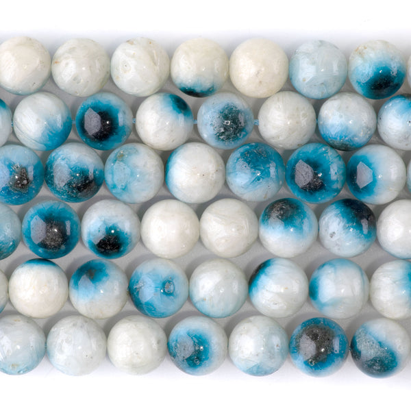 Blue Ice Glaciertite 10mm Round A Grade - 15-16 Inch