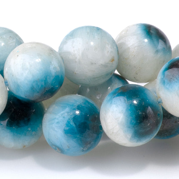 Blue Ice Glaciertite 10mm Round A Grade - 15-16 Inch