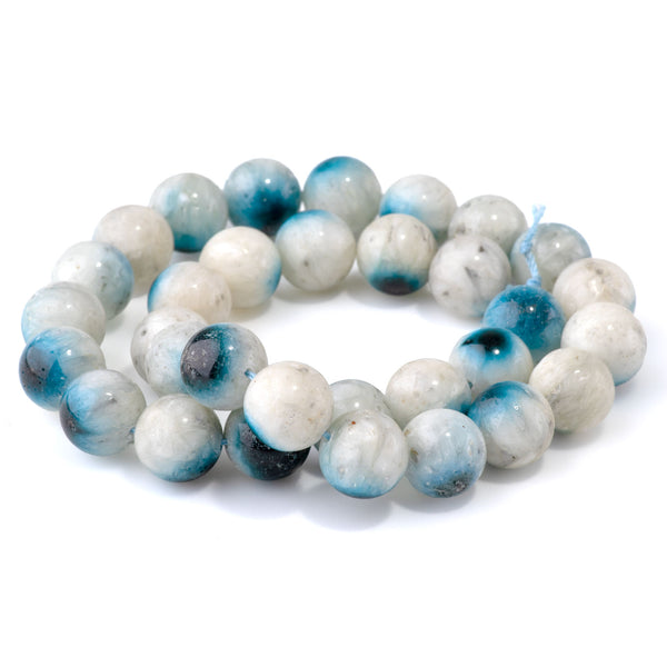 Blue Ice Glaciertite 12mm Round A Grade - 15-16 Inch
