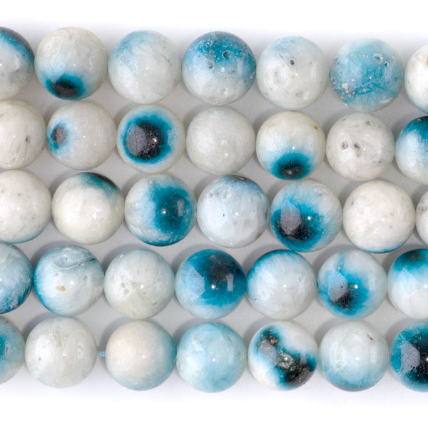 Blue Ice Glaciertite 12mm Round A Grade - 15-16 Inch