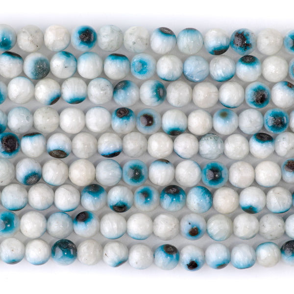 Blue Ice Glaciertite 6mm Round A Grade - 15-16 Inch