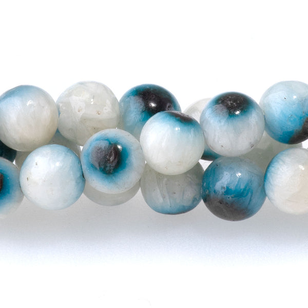 Blue Ice Glaciertite 6mm Round A Grade - 15-16 Inch