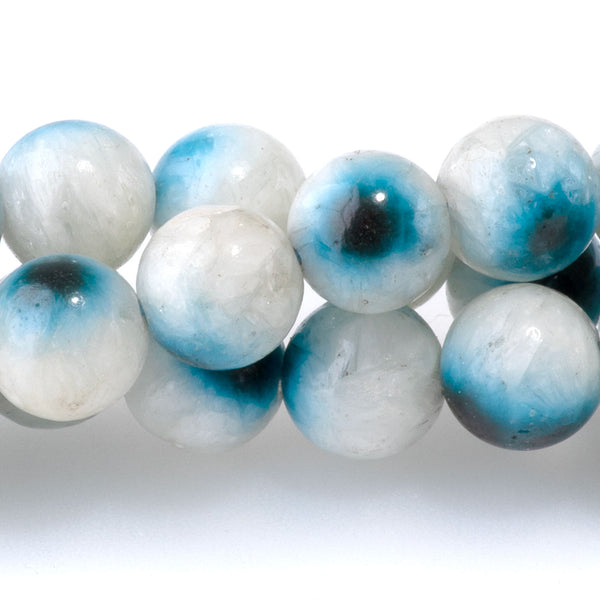 Blue Ice Glaciertite 8mm Round A Grade - 15-16 Inch