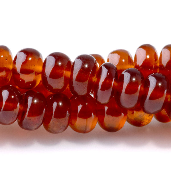 Hessonite Garnet 4x5-6mm Rondelle - 15-16 Inch