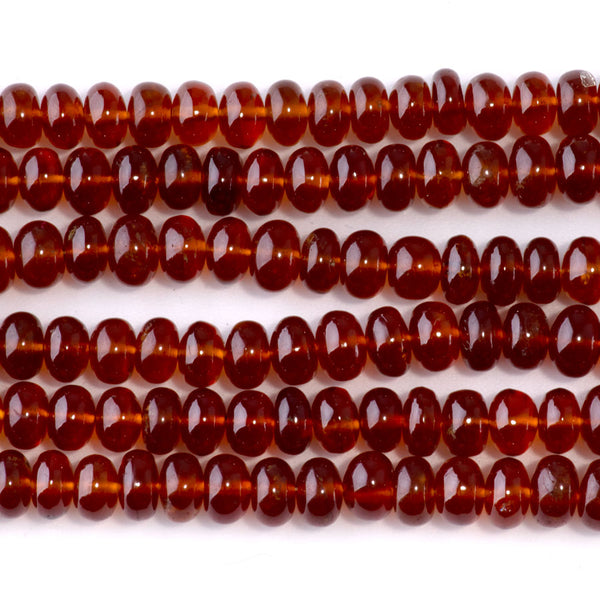 Hessonite Garnet 4x5-6mm Rondelle - 15-16 Inch