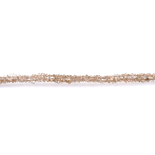 Beige Herkimer Quartz 1-3mm Point - 15-16 Inch