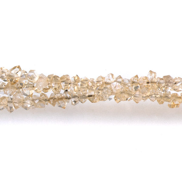 Cream Herkimer Quartz 1-3mm Point - 15-16 Inch