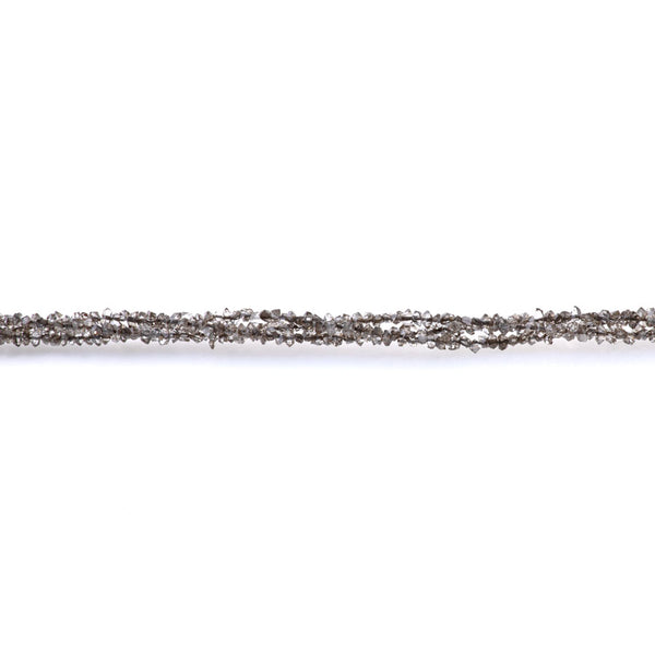 Gray Herkimer Quartz 1-3mm Point - 15-16 Inch
