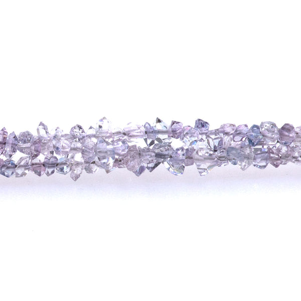 Lavender Herkimer Quartz 1-3mm Point - 15-16 Inch