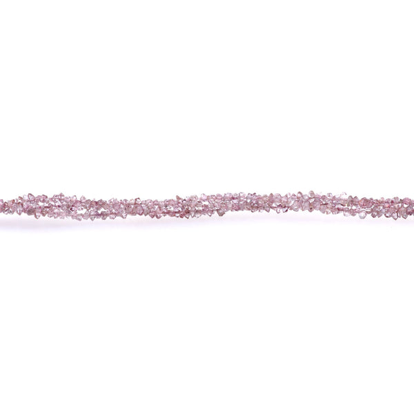 Pink Herkimer Quartz 1-3mm Point - 15-16 Inch
