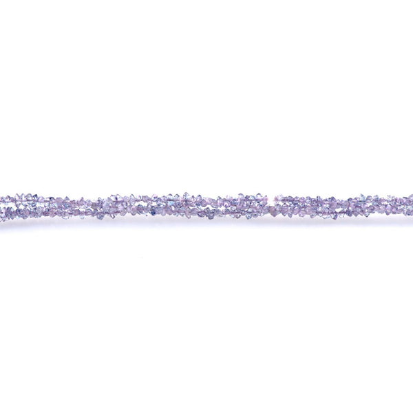 Purple Herkimer Quartz 1-3mm Point - 15-16 Inch