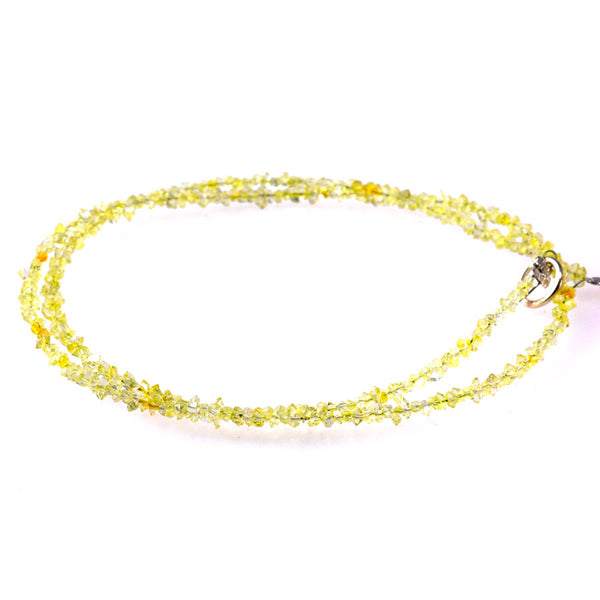 Yellow Herkimer Quartz 1-3mm Point - 15-16 Inch