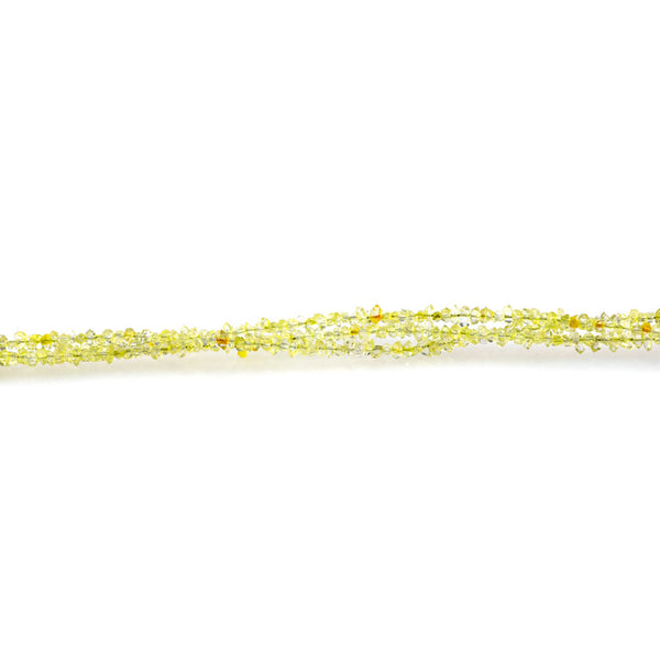 Yellow Herkimer Quartz 1-3mm Point - 15-16 Inch