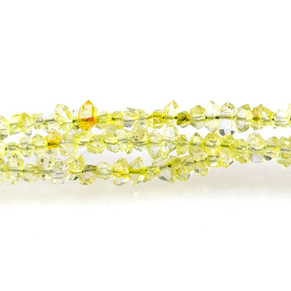 Yellow Herkimer Quartz 1-3mm Point - 15-16 Inch