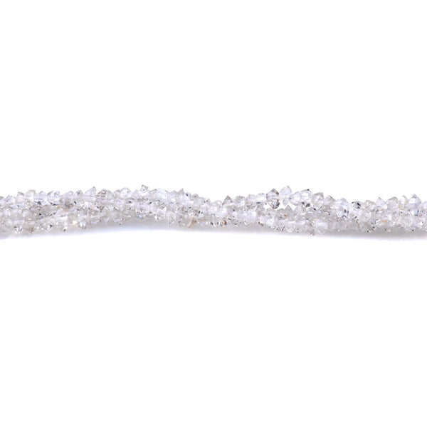 Herkimer Quartz 2x4-3x6mm Side Drill Point - 15-16 Inch