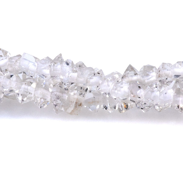 Herkimer Quartz 2x4-3x6mm Side Drill Point - 15-16 Inch