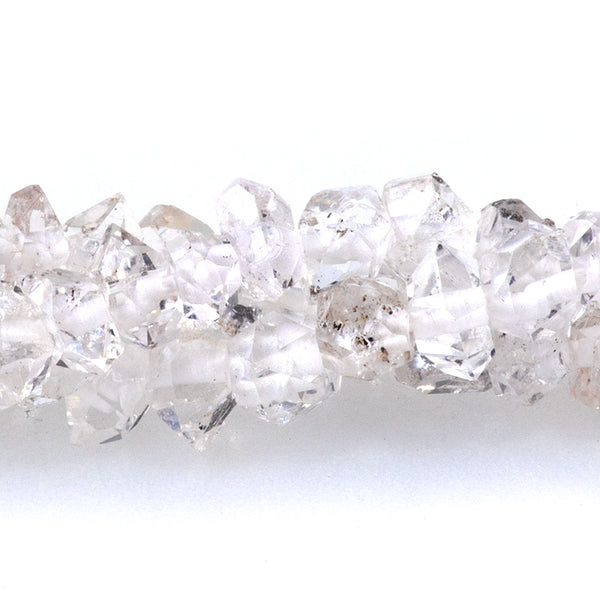 Herkimer Quartz 3x6-7mm Side Drill Point - 15-16 Inch