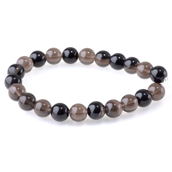 Ice Obsidian 10mm Round - 8-Inch