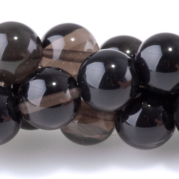 Ice Obsidian 10mm Round - 8-Inch
