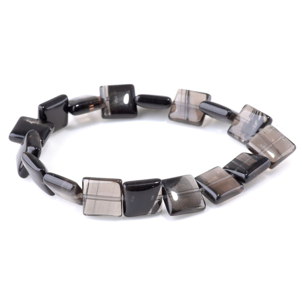 Ice Obsidian 12mm Square - 8-Inch