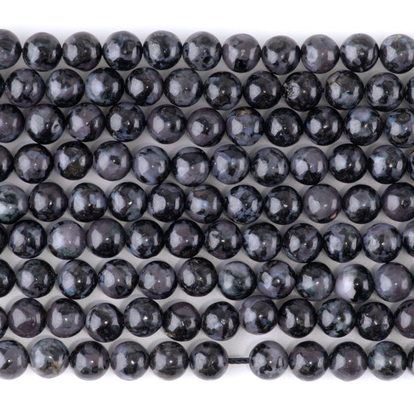 Indigo Gabbro 6mm Round - 15-16 Inch