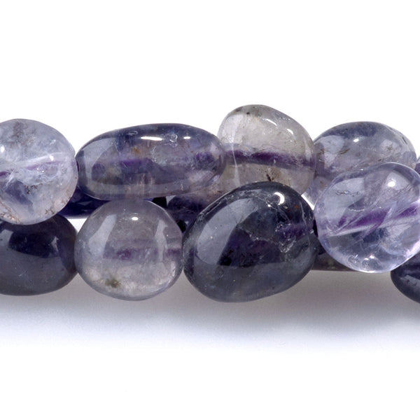 Iolite 7x9-8x10mm Pebble A Grade - 15-16-Inch