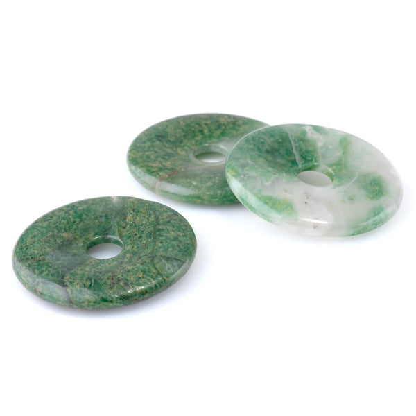 Jade 40mm Donut Pendant