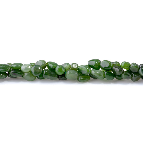 Jade 7x9-8x10mm Pebble A Grade - 15-16-Inch