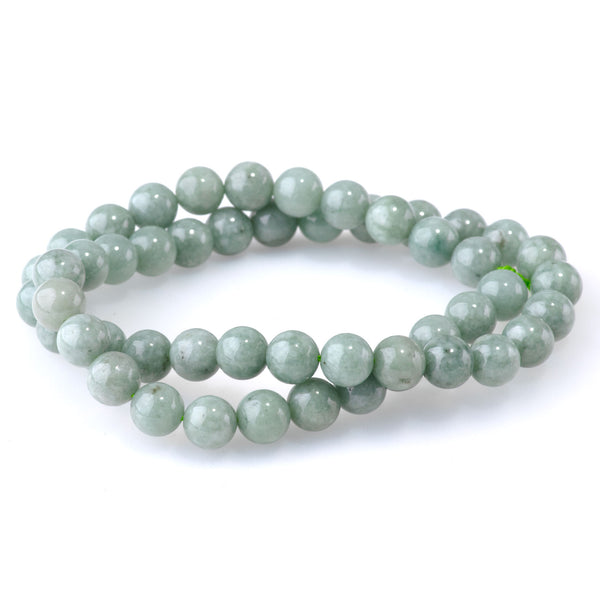 Jadeite 8mm Round A Grade - 15-16 Inch