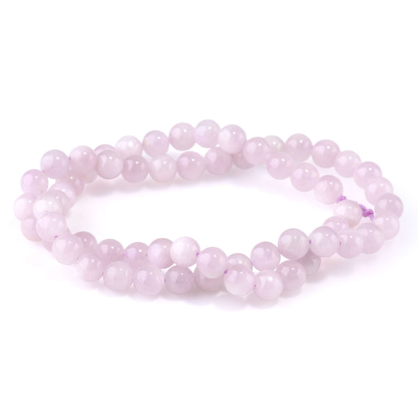 Kunzite 6mm Round AA Grade - 15-16 Inch