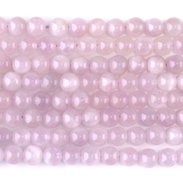Kunzite 6mm Round AA Grade - 15-16 Inch