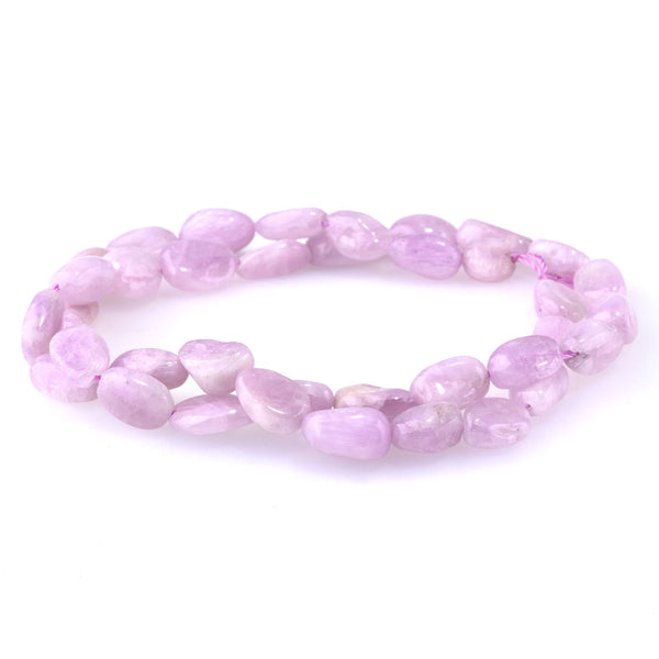 Kunzite 7x9-8x10mm Pebble A Grade - 15-16-Inch