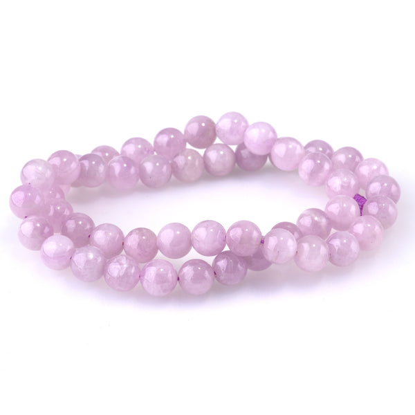 Kunzite 8mm Round AA Grade - 15-16 Inch