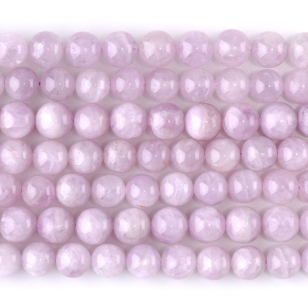 Kunzite 8mm Round AA Grade - 15-16 Inch