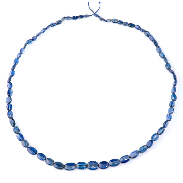 Kyanite 3x5-6x10mm Graduated Oval - 15-16 Inch