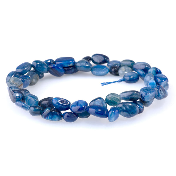Kyanite 7x9-8x10mm Pebble - 15-16-Inch
