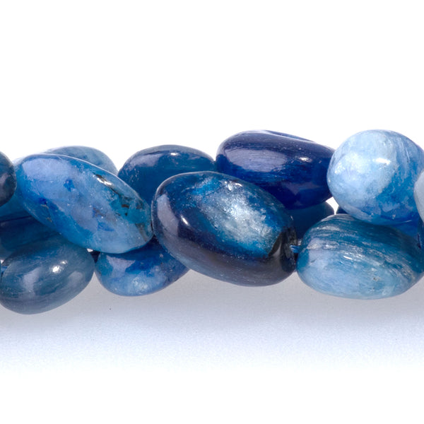 Kyanite 7x9-8x10mm Pebble - 15-16-Inch