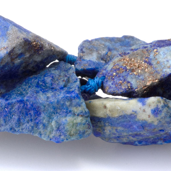Lapis 12x20-14x30mm Rough Nugget - 15-16 Inch
