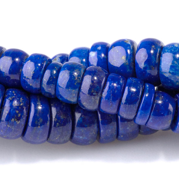 Lapis 3x5-7mm Heishi AAA Grade - 15-16 Inch