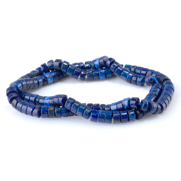 Lapis 3x6mm Heishi - 15-16 Inch
