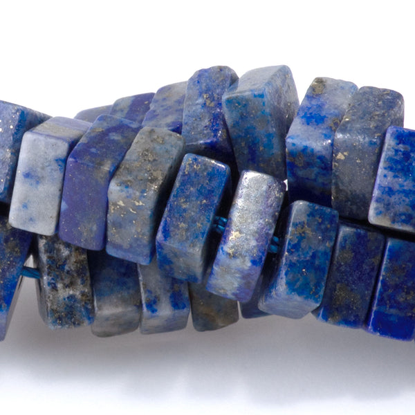 Lapis (Dyed) 3x6mm Square Rondelle - 15-16 Inch