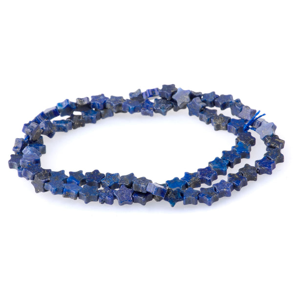 Lapis 6mm Star - 15-16 Inch